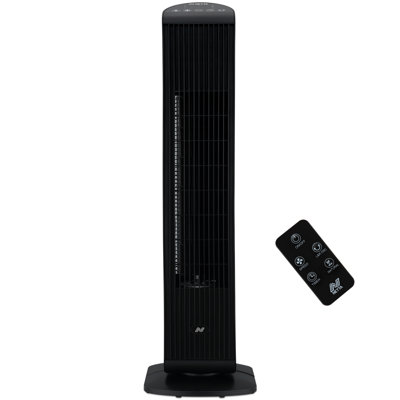NETTA 30 Inch Tower Fan with Remote Control, 3 Speed Settings, 7-Hour Timer & 65° Oscillation