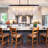 Gennep 6 - Light Unique Rectangle Chandelier with Seashell Accents