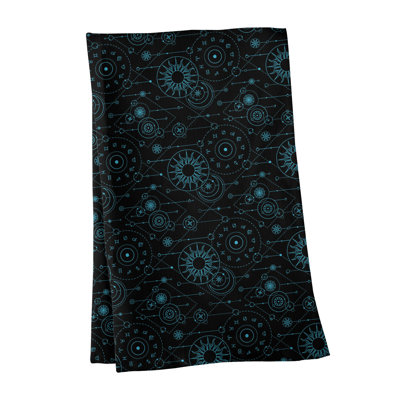Serviette à thé à motif astrologie