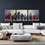 «Epic Art» Line-Up »par Eric Joyner, ensemble d'art mural en verre acrylique, 3 pièces-102066757