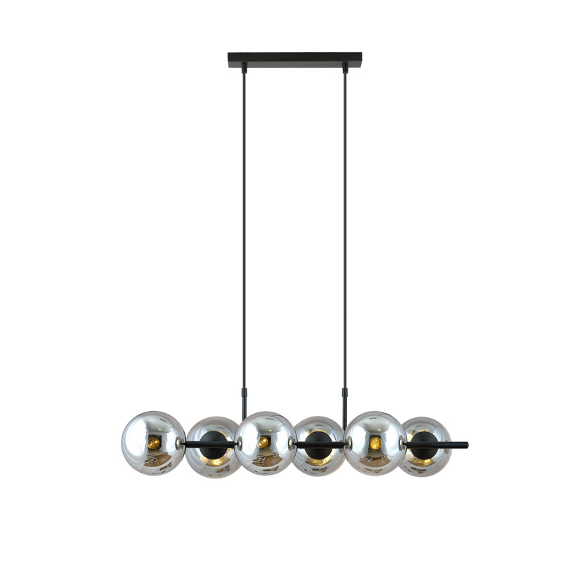 Adori 6 - Light Steel Kitchen Island Pendant, Graphite