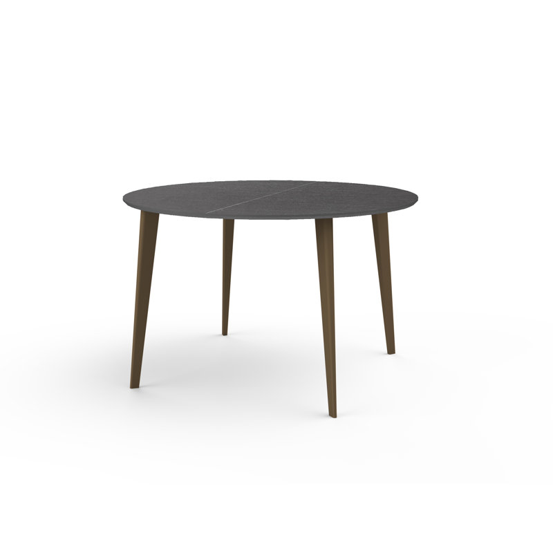 AIACE Dining Table, H77 x L240 x W90cm, Graphite, Sand