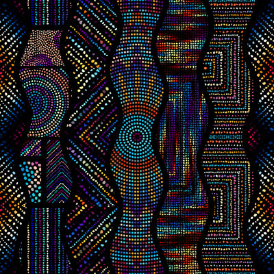 Ortley Seamless Art Image. - Wrapped Canvas Print