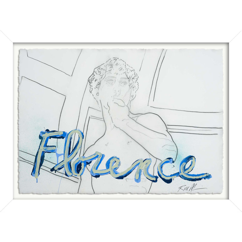 Florence Framed Oil Painting Print