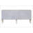 White & Silver Shimmer Finish Console Cabinet