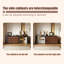 Coiffeuse avec miroir lumineux, 6 tiroirs