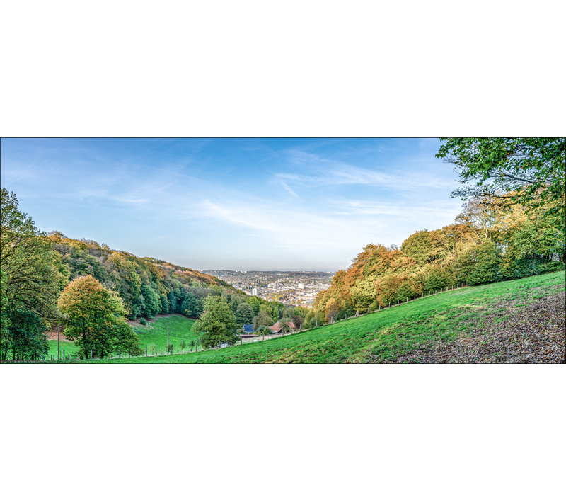 Wuppertal - No Frame Panoramic Print on Float Glass, 50cm H x 125cm W x 1.4cm D