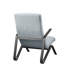 Chaise d'appoint moderne bleu - Contreplaqué de bois massif, pieds en métal avec accoudoirs à dossier haut et structure en contreplaqué, noir mat et support, pieds carrés