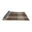 Tapis décoratif brun à carreaux plemons-268697533