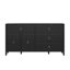 Commode 4 tiroirs avec armoire de rangement Her Majesty, noir-115288519