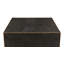Table basse en cuir chagrin 