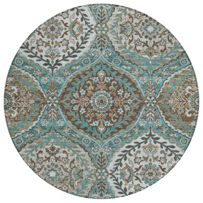 Machine Washable Indoor/Outdoor Chantille ACN2698 Global Rug