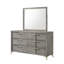 Grey Landscape Mirror Transitional Design
