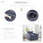 3 - In 1, Adjustable, Sleeper , Grey, Modern, Cup Holder, High Density Velvet, Strength Steel Frame, Small Spaces, Home Office Chair Bed, 1 Convertible, Adjustable , Comfortable Foam, Structure,-1385271910