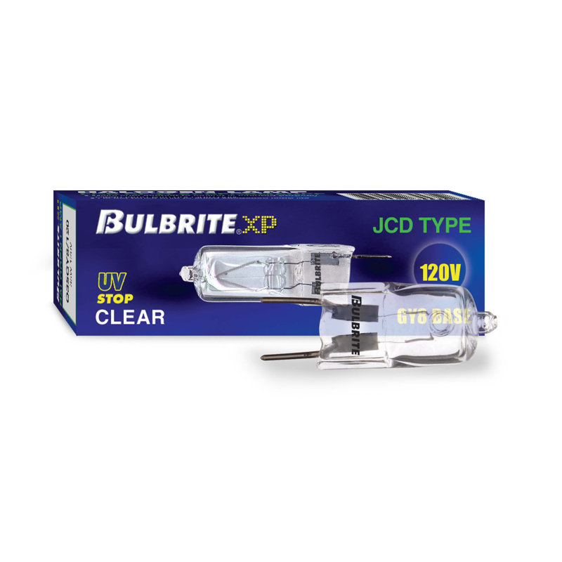 Halogène T4, lampe de type JCD, ampoule à intensité variable, base GY8 / à deux broches, 50 W, 950