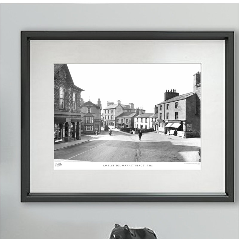 Ambleside, Market Place 1926 by Francis Frith - Single Picture Frame Print, 40cm H x 50cm W