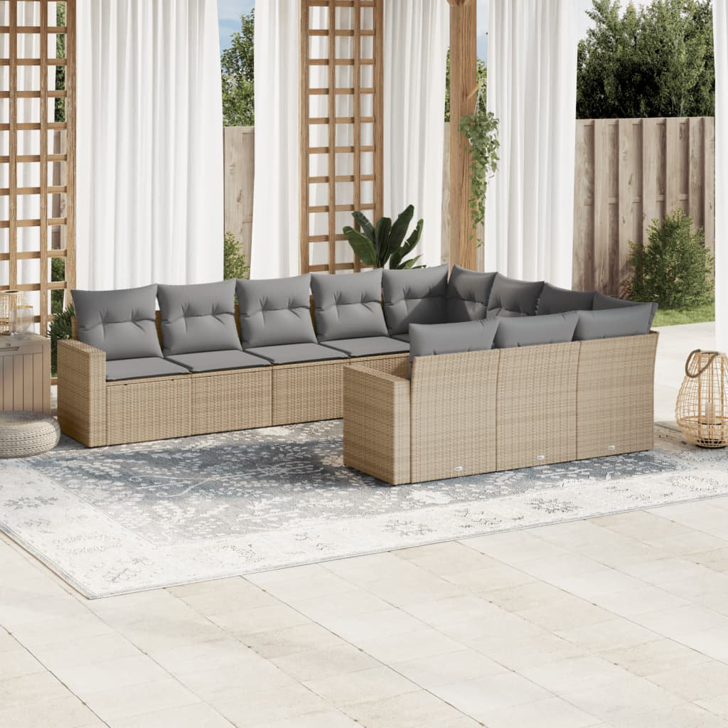 Gartensofa mit Kissen