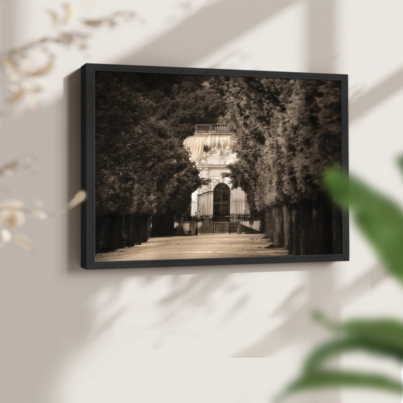 «Vienna Walk» - reproduction encadrée - réversible, Noir, noir, noir, noir, H 16 po x l 20 po
