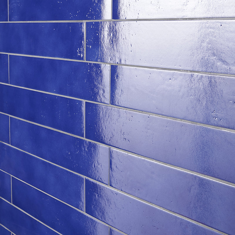 Palermo 3" x 18" Porcelain Floor and Wall Tile (10.76 sq. ft./ Case), Blue