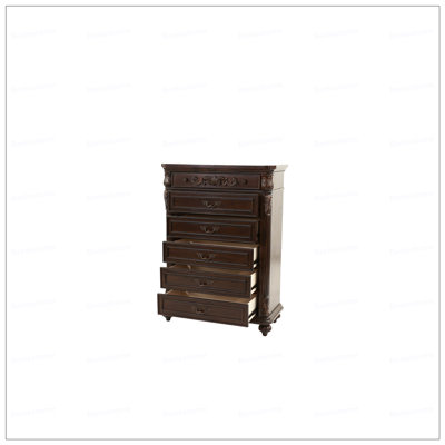 Cherry / Wooden Chest Of Drawers Storage Bedroom Furniture Unique Design