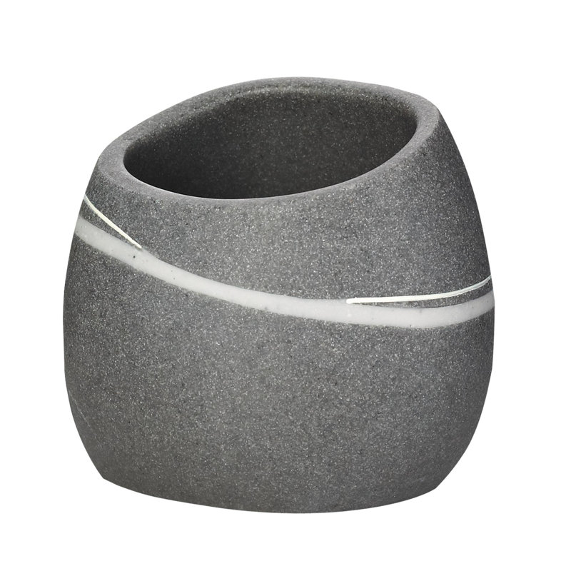 Little Rock Bathroom Accessory, Grey