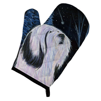 Caroline's Treasures Tibetan Terrier Polyester Oven Mitt