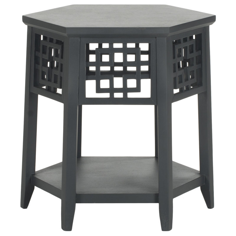table de bout Shirlene, Gris foncé