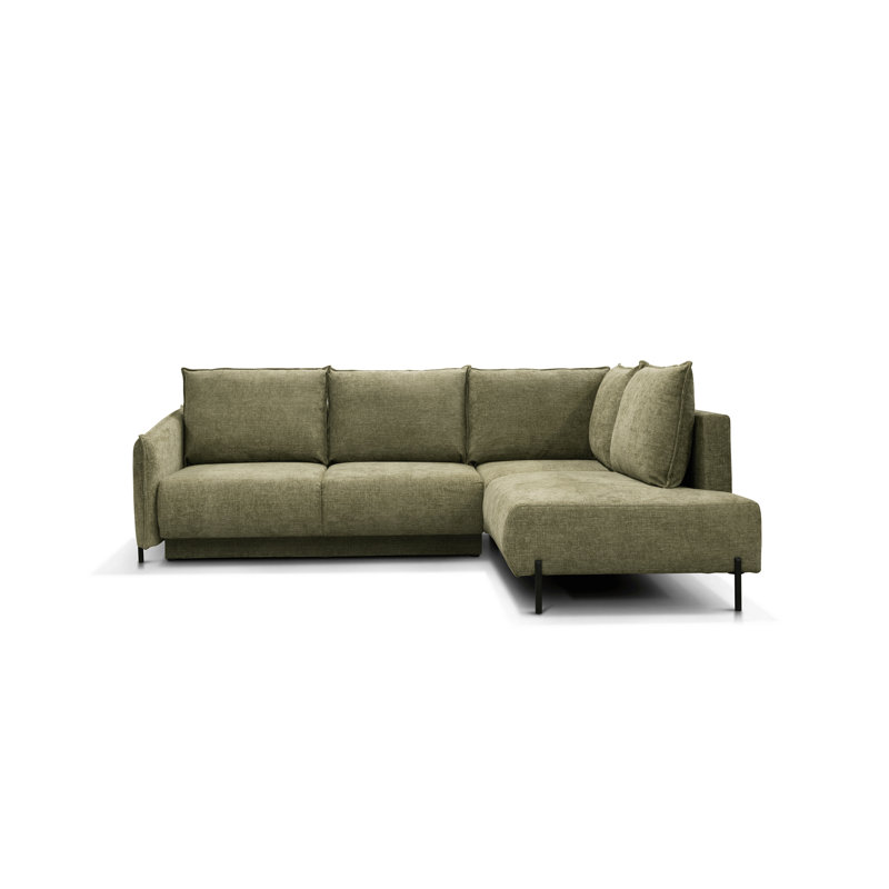 Marcella Green Right Side Sectional, Right Hand Facing