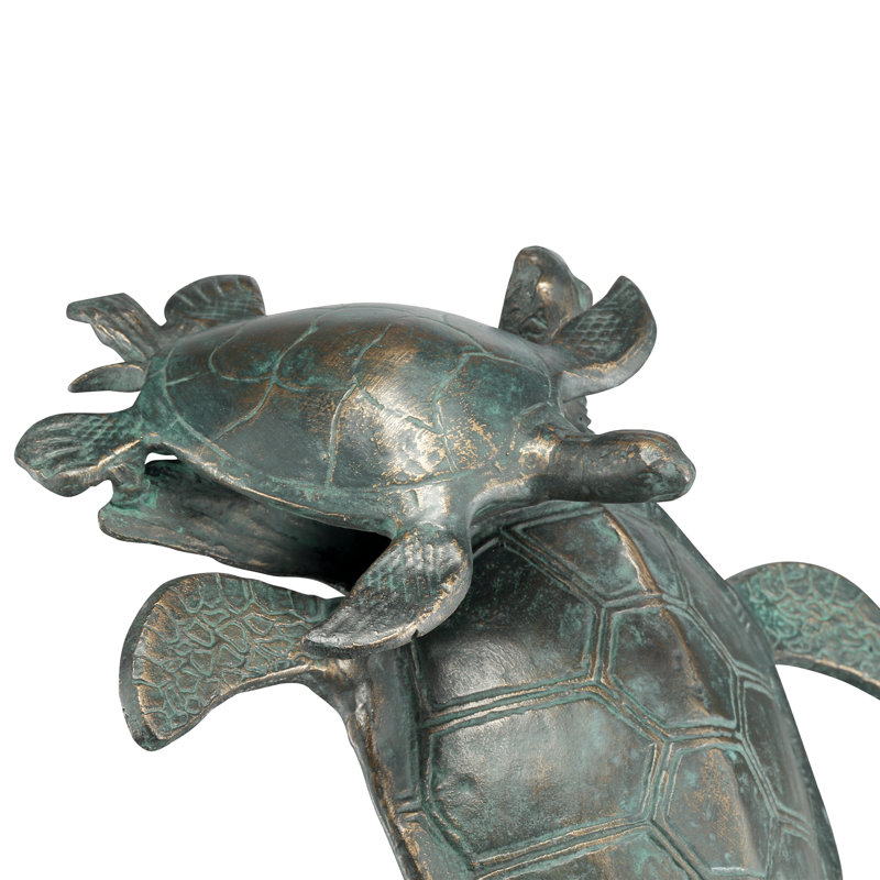 First Swim Turtle Family Sculpture