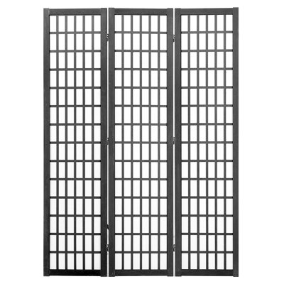 Room Divider, 3 Panel Japanese Room Divider, Wood Folding Privacy Screen Indoor, Japanese Partition Dividers by George Oliver