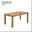 Table de salle à manger d'extérieur rectangulaire Rountree-1237661844