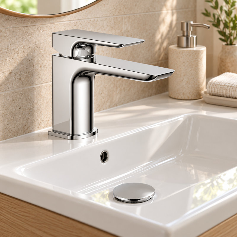 Zella Mono Basin Mixer with Waste