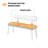 Brown Upholstered Bench-112105733
