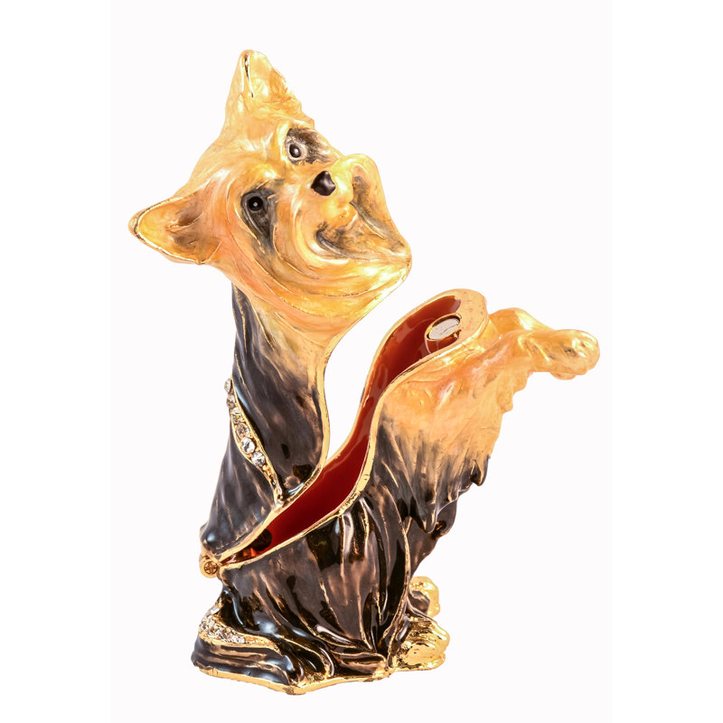Yorkie Metal Decorative Box