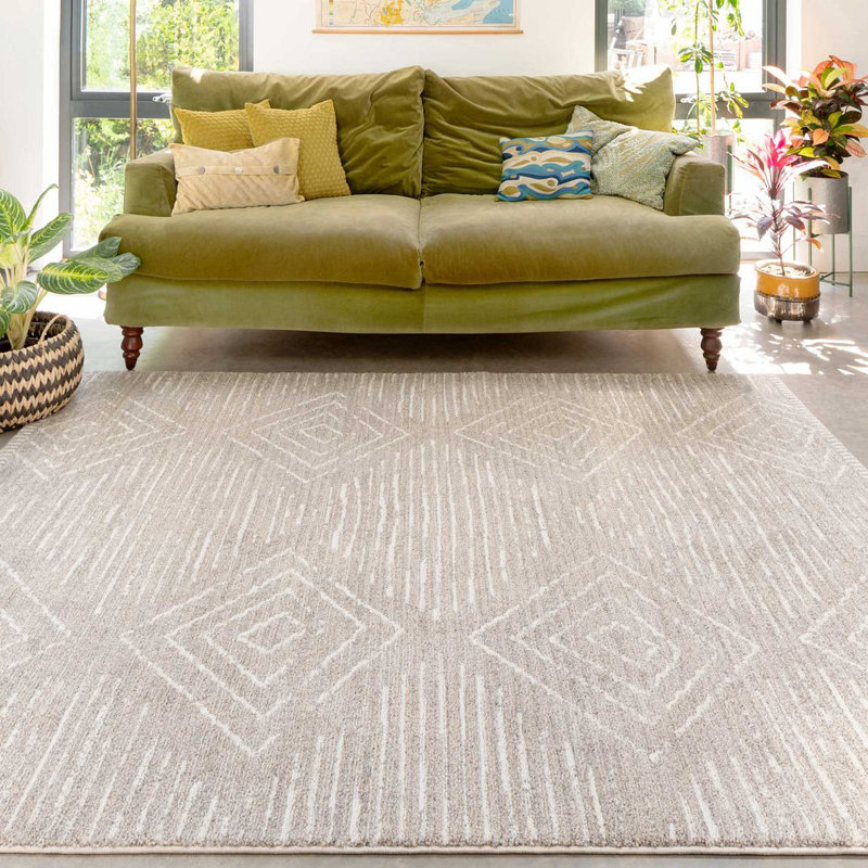 Grandview Moroccan Shag Area Rug, Rectangle 200 x 290cm