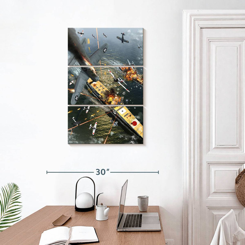 The Battle Of Midway, H 32" x l 20"