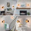 Ensemble de deux appliques murales Boho