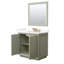 Meuble-lavabo sur pied simple 36 po avec plateau en quartz Strada-92723921-92723923-98228932