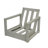 Donnie Acacia Outdoor Lounge Chair-1127662817