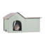 Maison de chat pliable avec coussin chauffant