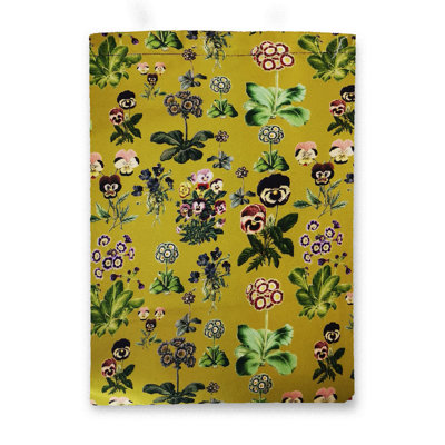 Giuditta Pensees Angora Floral 100% Cotton Flat Sheet