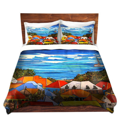 Polyester Abstract Duvet Cover Set