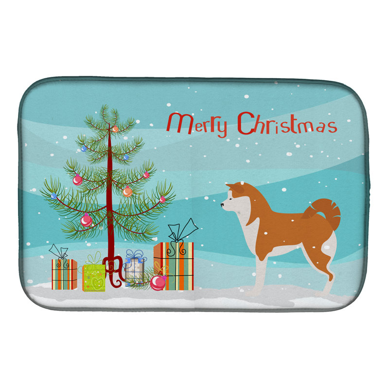Tapis de séchage pour arbre de noël akita merry