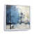 White Floater Framed