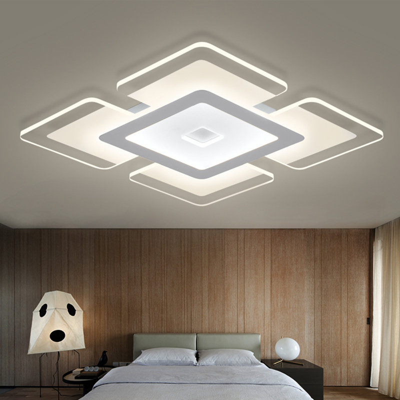 Plafonnier encastré à 1 lumière Andria, H 0,5 po x l 16,5 po x P 16,5 po