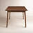Marvi SERIFF EXTENSION DINING TABLE DARK WALNUT