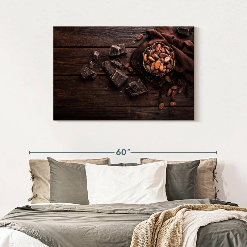 Yarlin Chocolate And Cocoa Beans, 30" H x 45" W