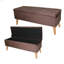 Banc de rangement 17 po en suède
