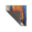 Tapis décoratif moderne à motif perroquet bleu et jaune-862358300