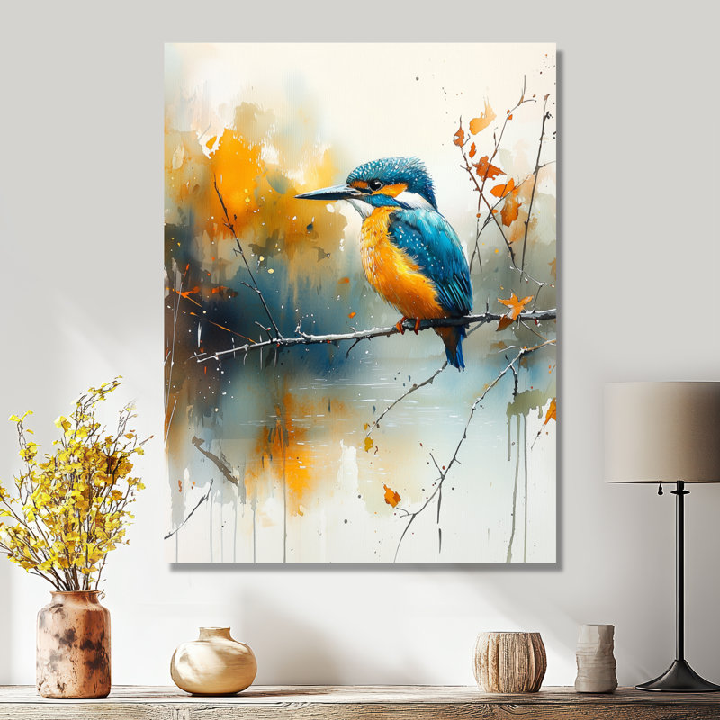Sharleen - Animals Wall Art Living Room, 20" H x 12" W, Wrapped Canvas, Does Not Apply